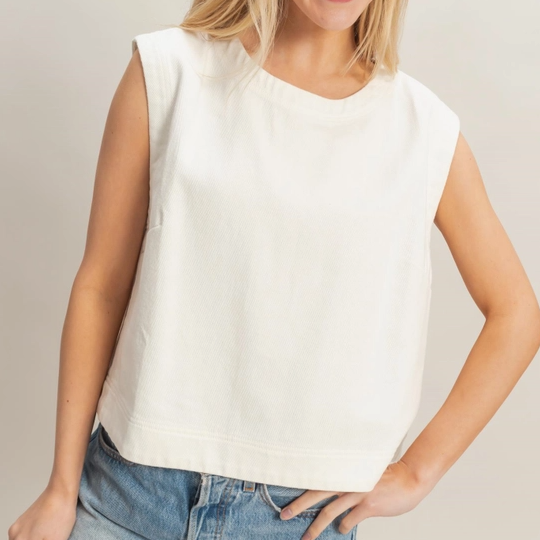 Rowan Denim Top