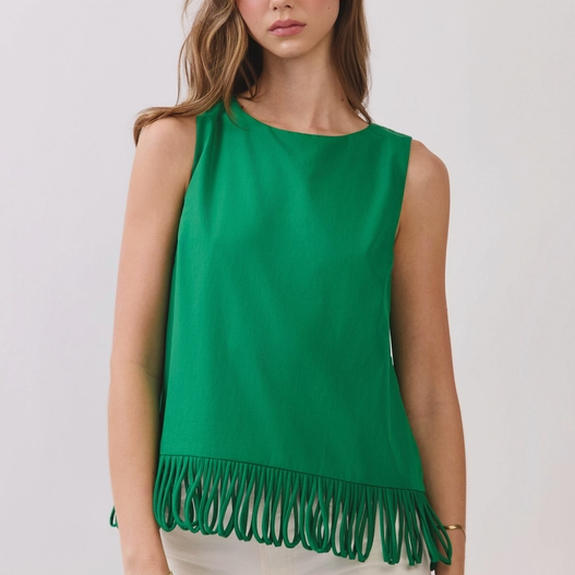 Sienna Fringe Hem Top