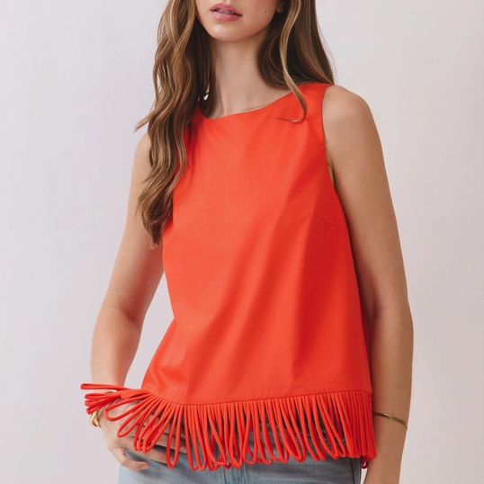Sienna Fringe Hem Top