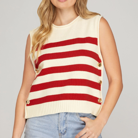Brighton Stripe Sweater Top
