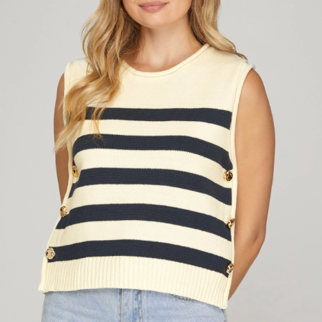 Brighton Stripe Sweater Top