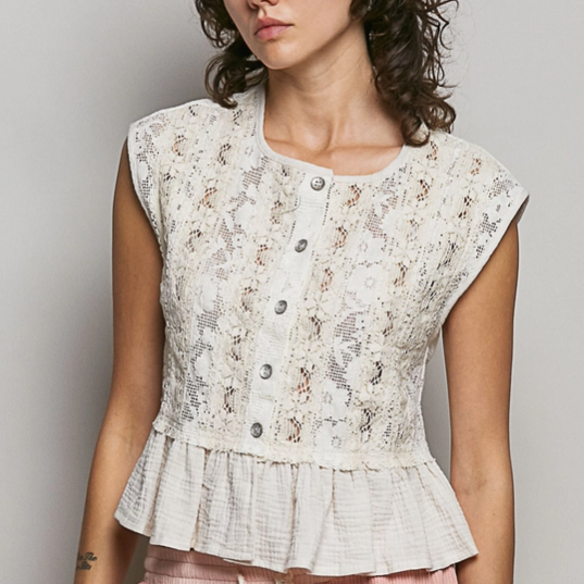 Amelia Lace Tank