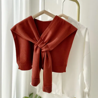 Knitted Knotted Shawl