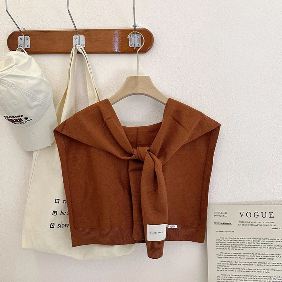 Knitted Knotted Shawl