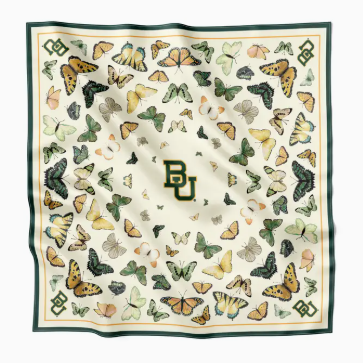 Game Day Butterfly Silk Scarf