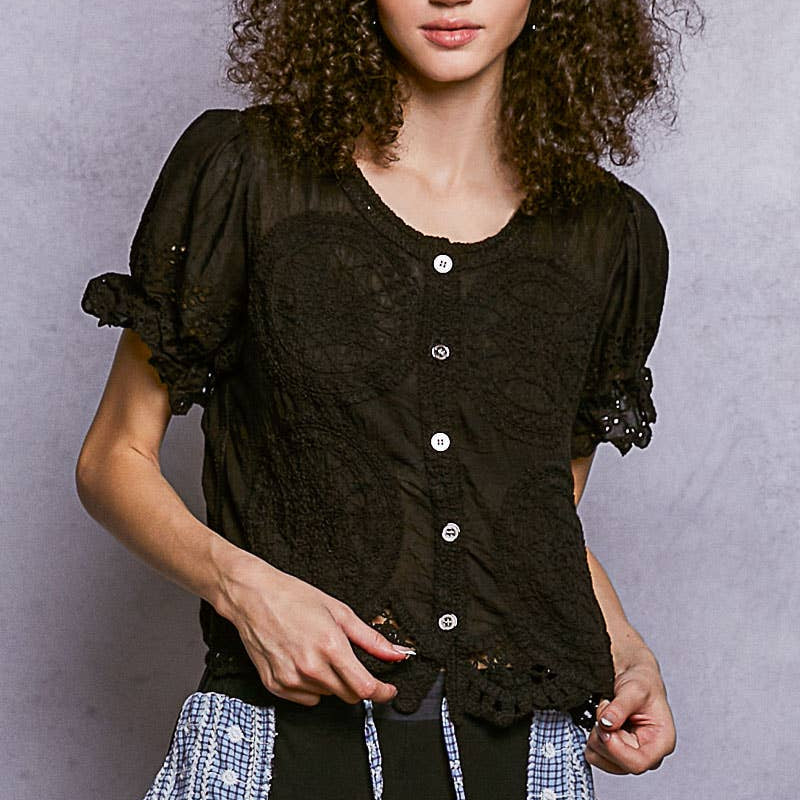Elisha Crochet Top