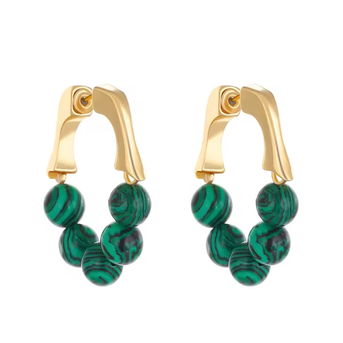 Soft Beaded Hoops