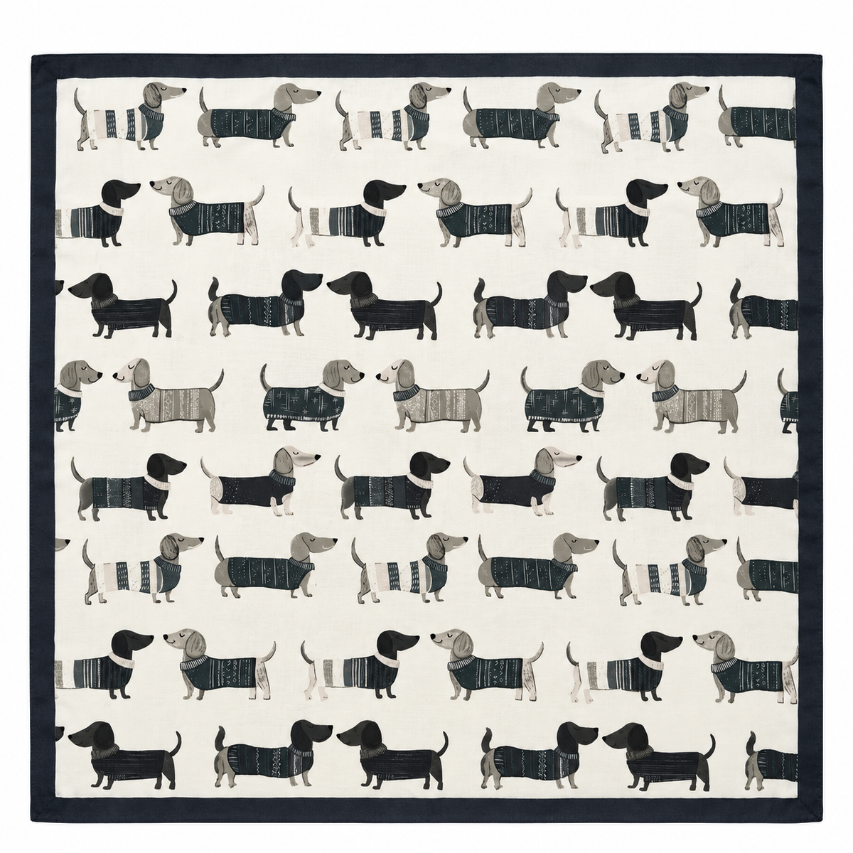 Dachshund Print Scarf