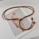 Faux Leather Rope Belt
