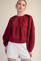 Amelia Poplin Blouse