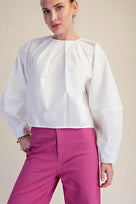 Amelia Poplin Blouse