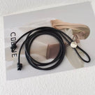 Faux Leather Rope Belt