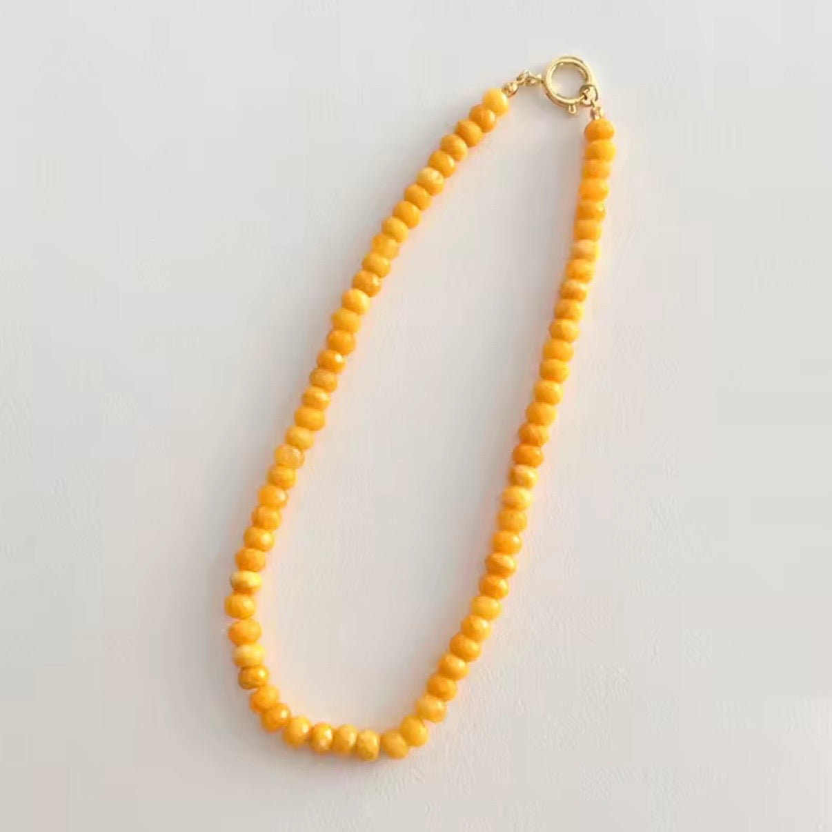 Cut Stone Candy Beaded Necklace