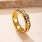 Stainless Steel Eternity Fidget Ring
