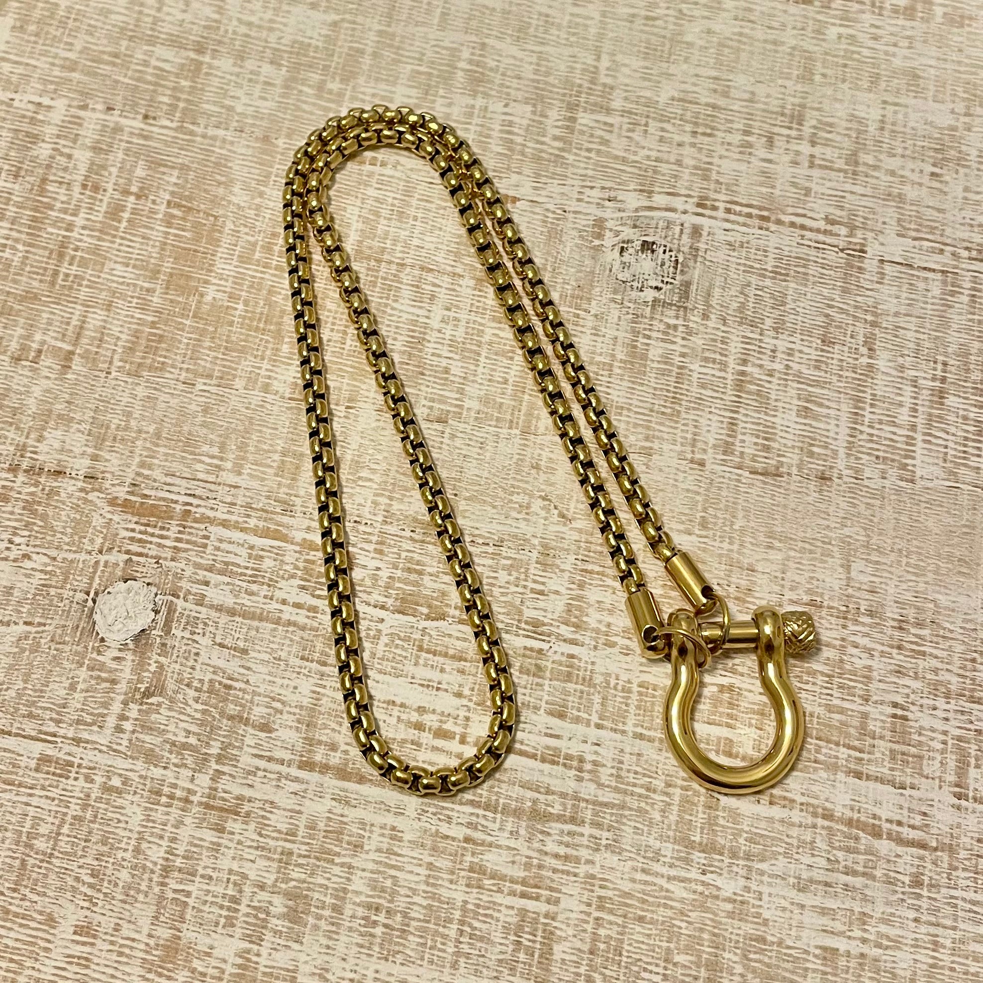 Stainless Steel Horsebit Necklace