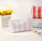 Beach Stripe Makeup Bag Collection