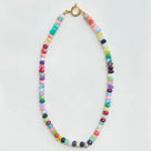 Cut Stone Candy Beaded Necklace