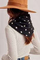 Polka Dot Triangle Scarf