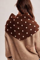 Polka Dot Triangle Scarf