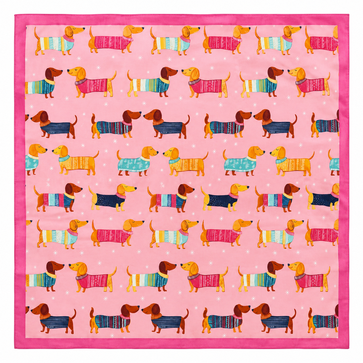 Dachshund Print Scarf