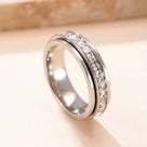 Stainless Steel Eternity Fidget Ring