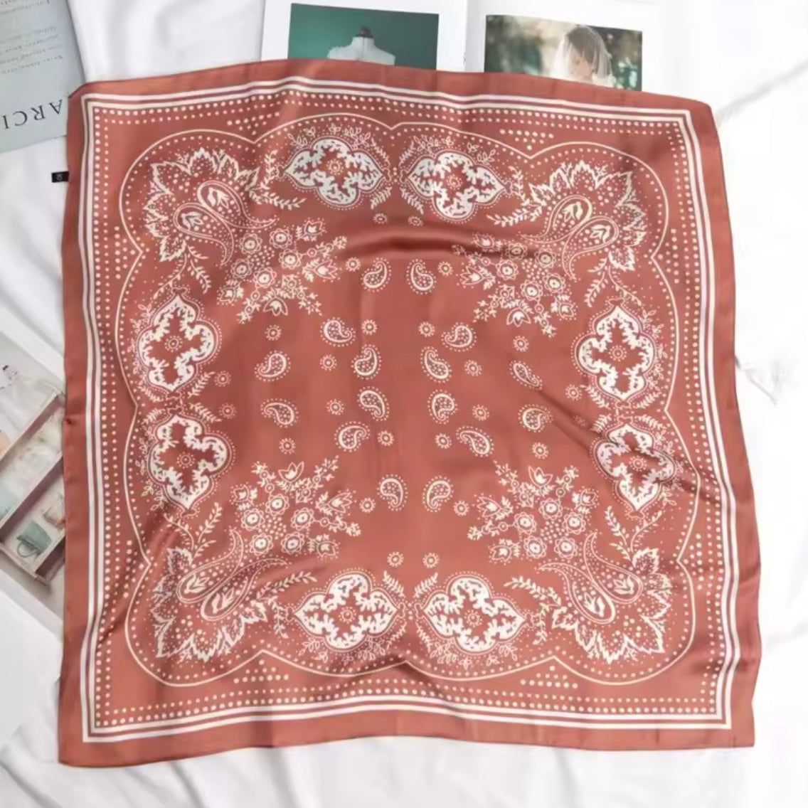 Oversized Satin Bandana