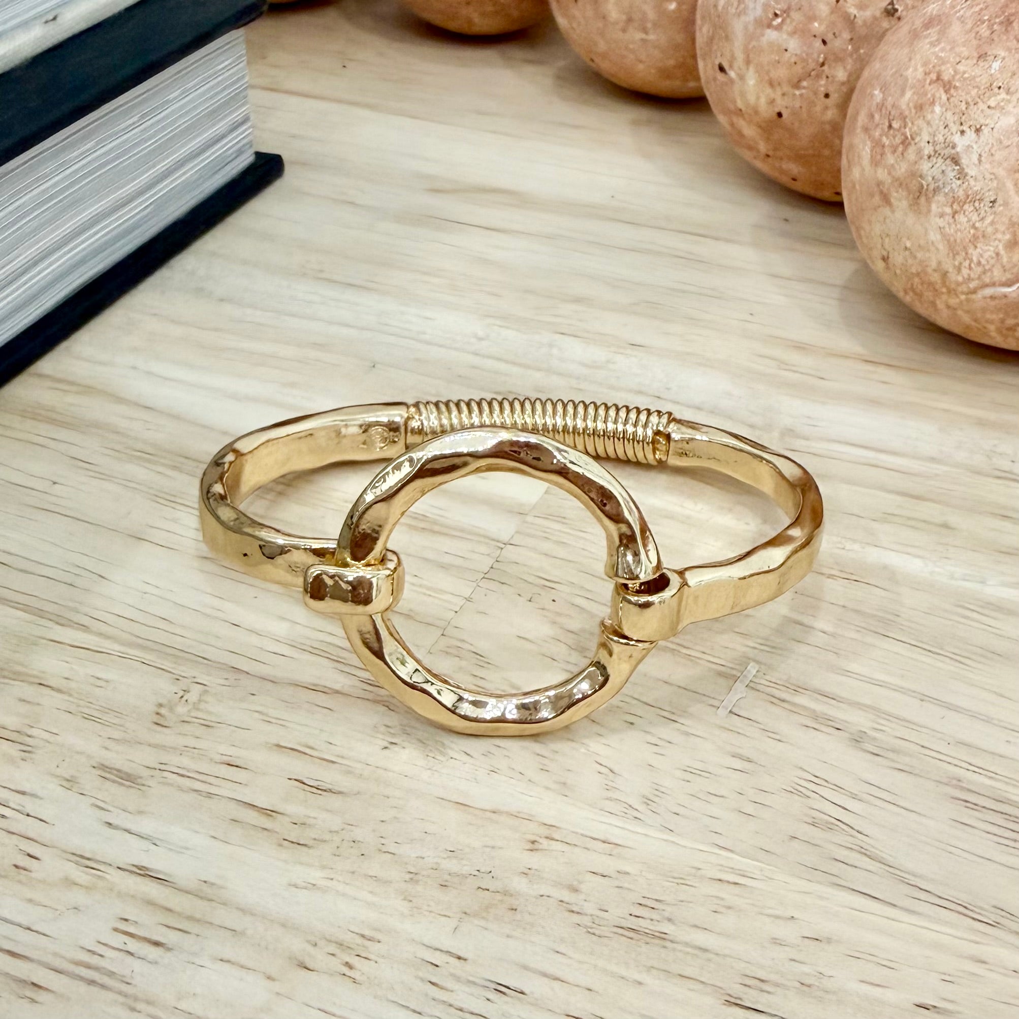 Hammered Hinge Bracelet