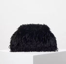 Farrah Faux Fur Clutch