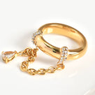 Stainless Steel Pendant Drop Ring