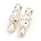 Just Peachy Rhinestone Earrings