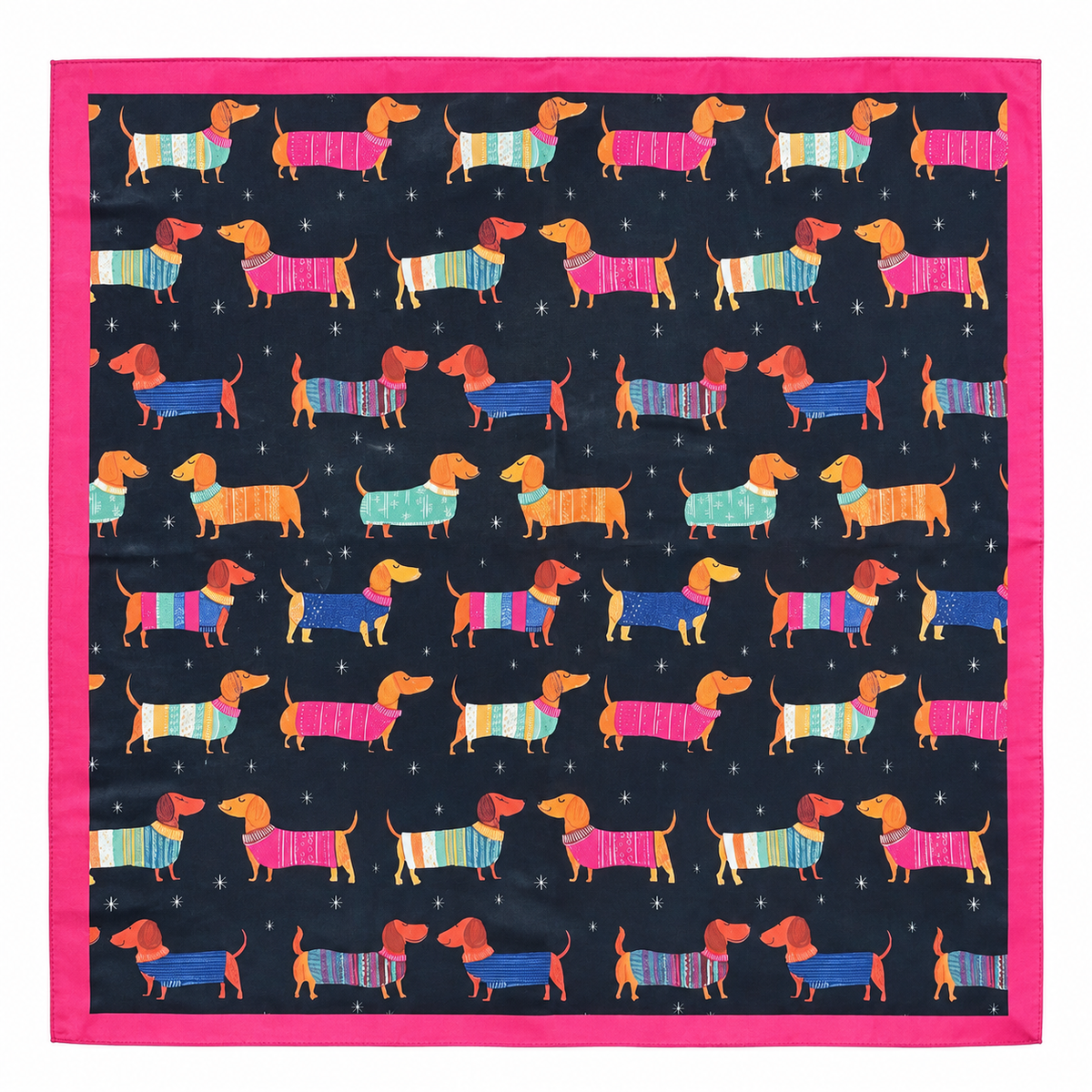 Dachshund Print Scarf