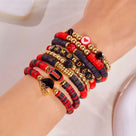 Beaded Game Day Bracelet Set