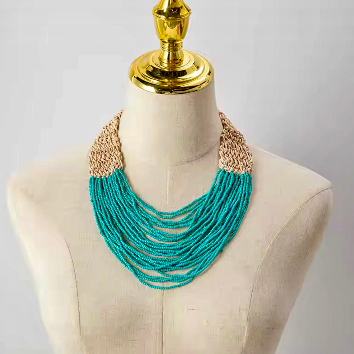 Boho Beaded Necklace