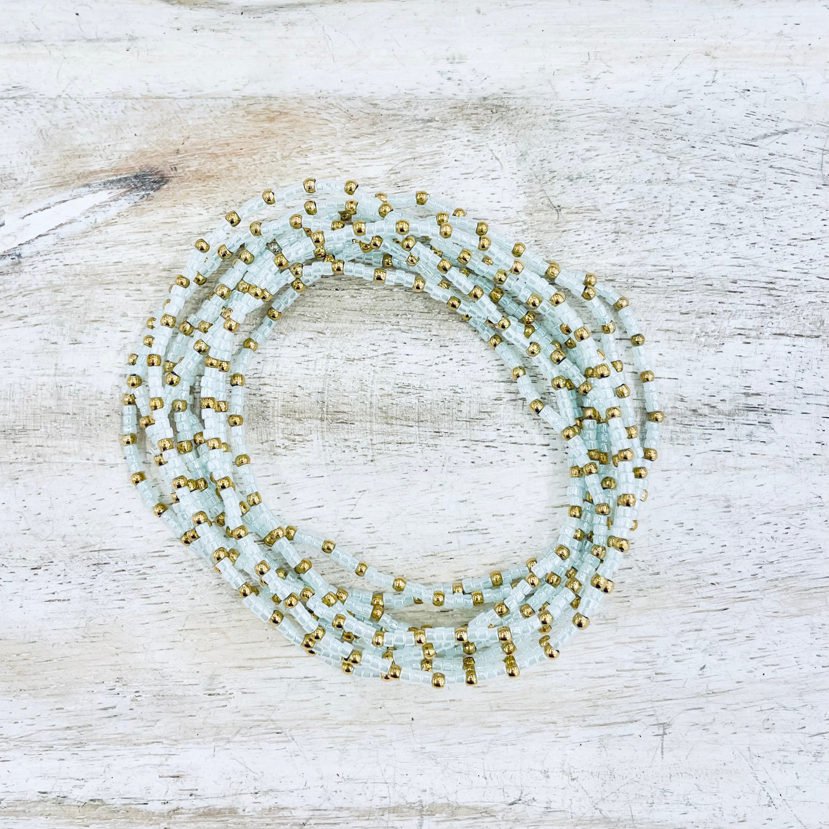 18K Gold-Filled Petite Beaded Bracelets