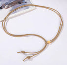 Faux Leather Rope Belt