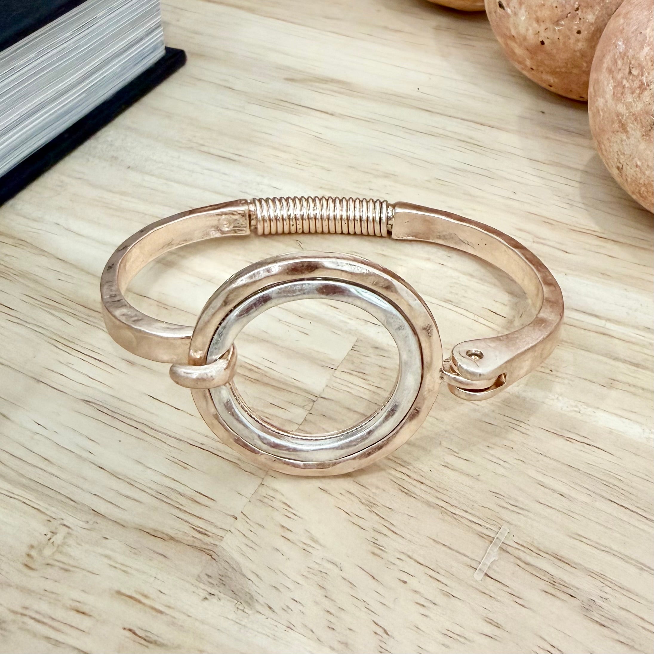 Hammered Hinge Bracelet