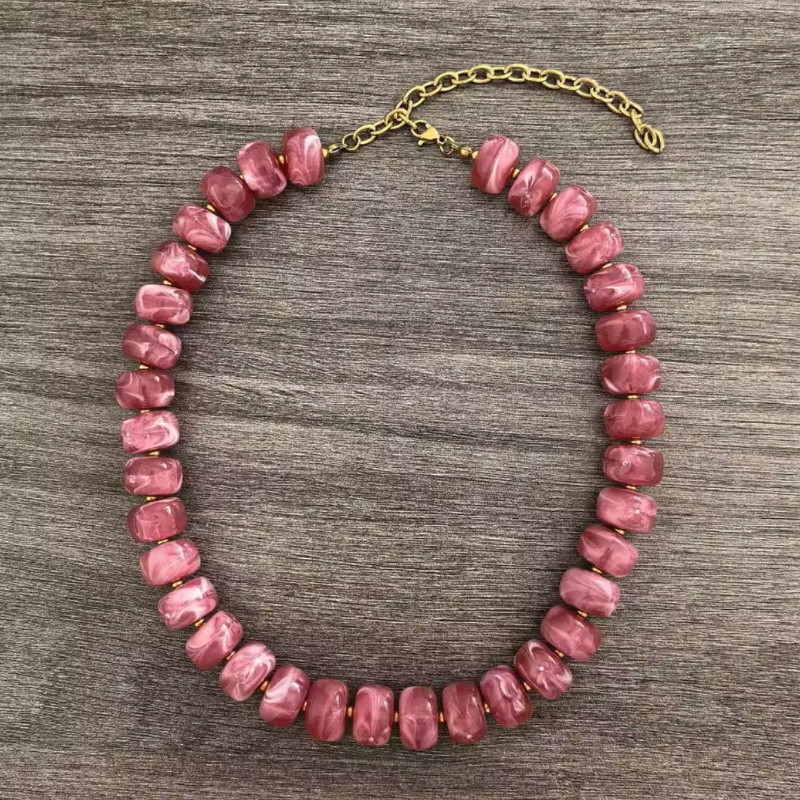 Candy Crush Beaded Necklace