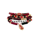Beaded Game Day Bracelet Set