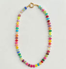 Cut Stone Candy Beaded Necklace