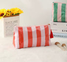 Beach Stripe Makeup Bag Collection