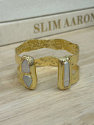 Large Stone Cuff