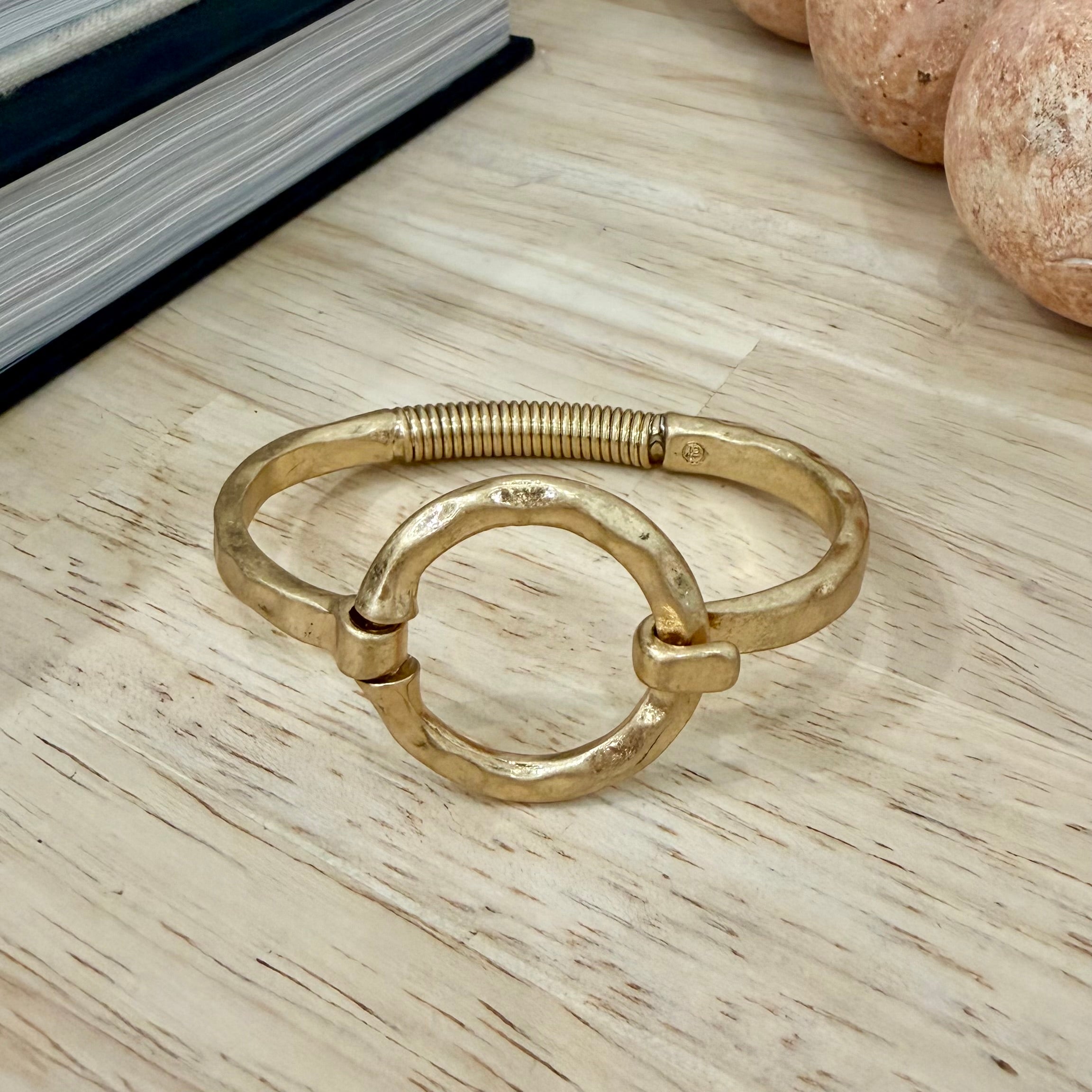 Hammered Hinge Bracelet