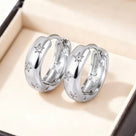 Pavé Star Hoops