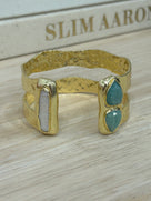 Large Stone Cuff