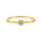 Sterling Silver Petite Stone Ring