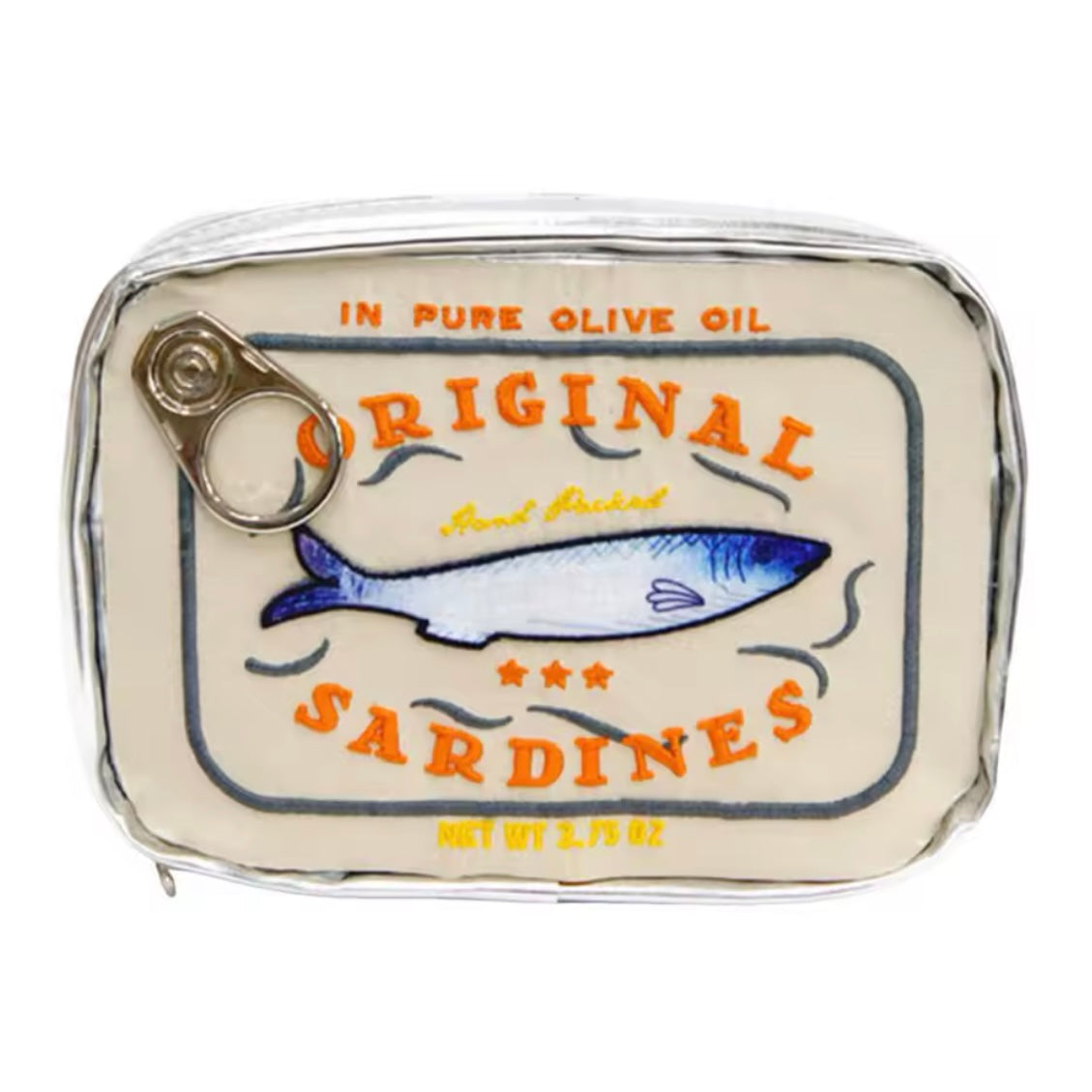 Sardine Tin Makeup Bag