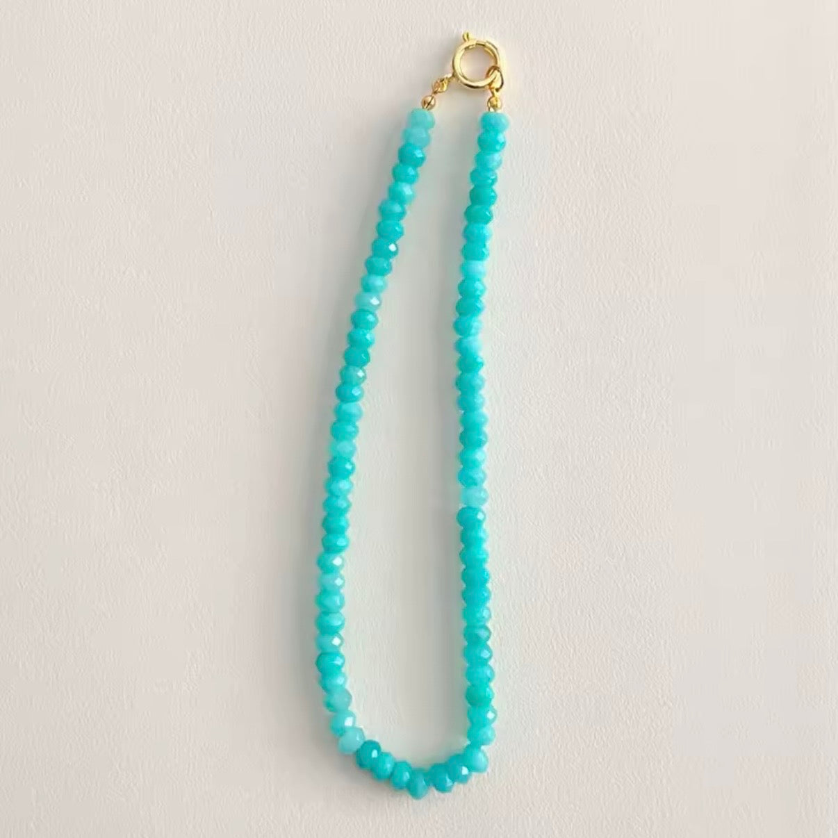 Cut Stone Candy Beaded Necklace