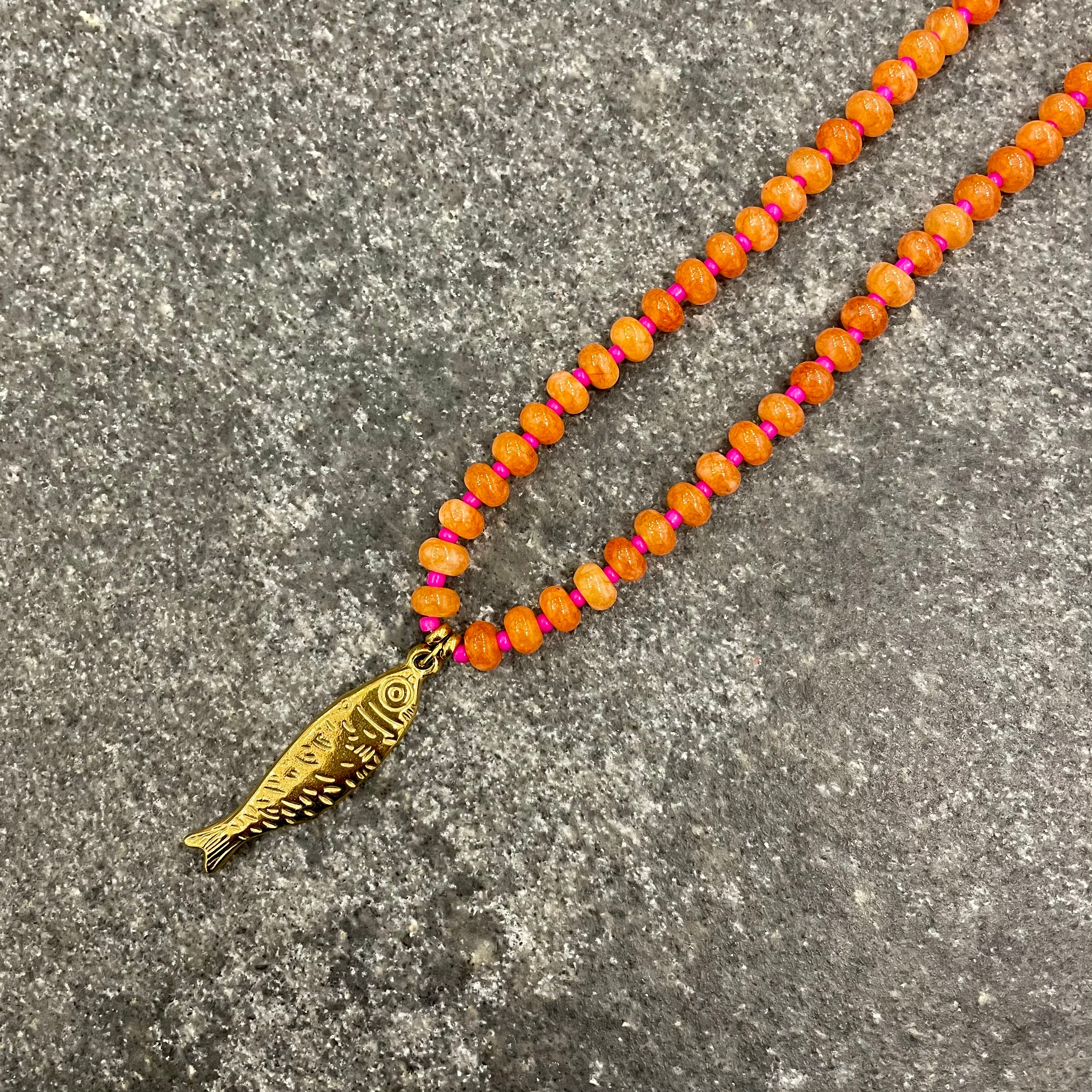 Koi Fish Pendant Necklace