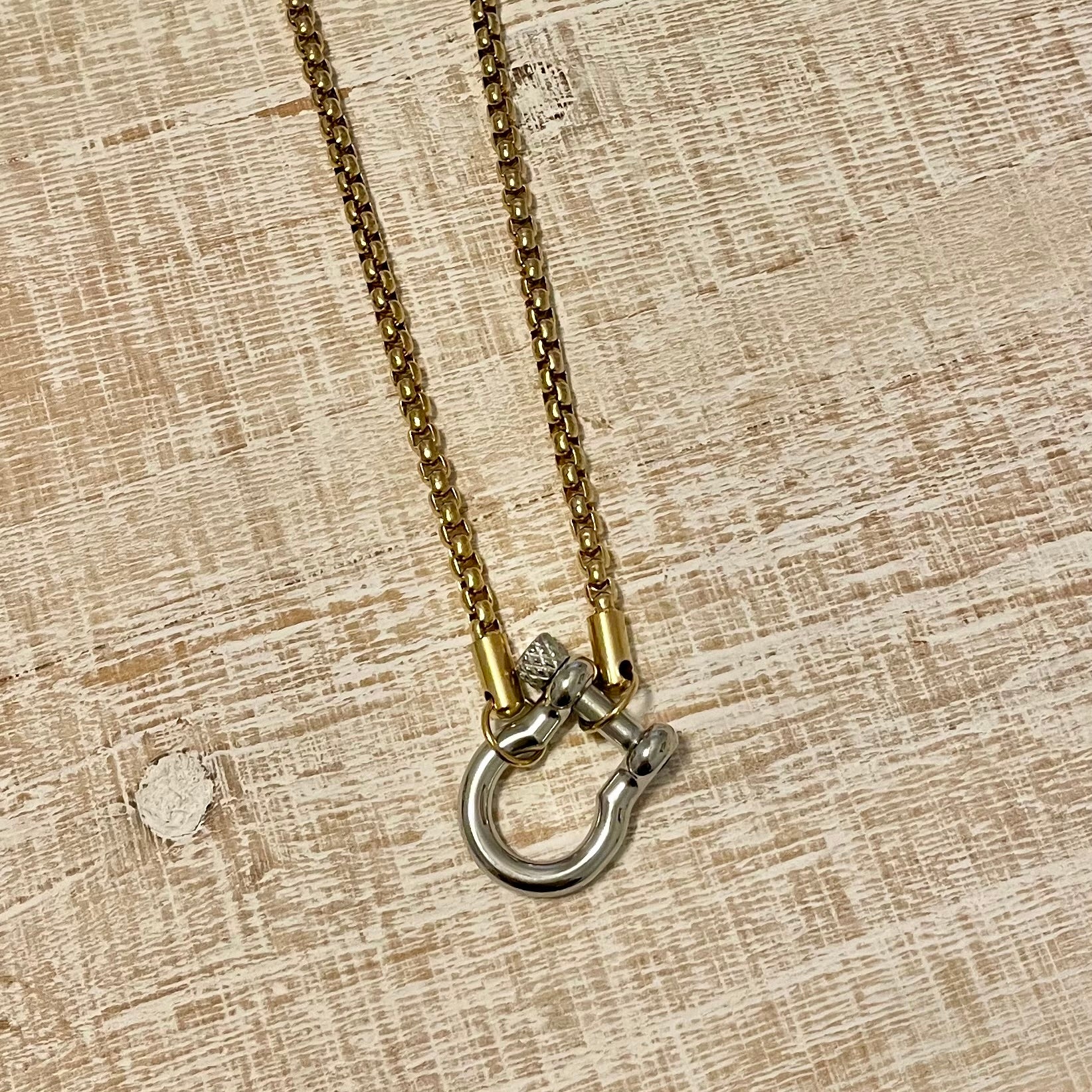 Stainless Steel Horsebit Necklace