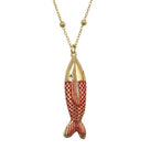 18K Fish Necklace